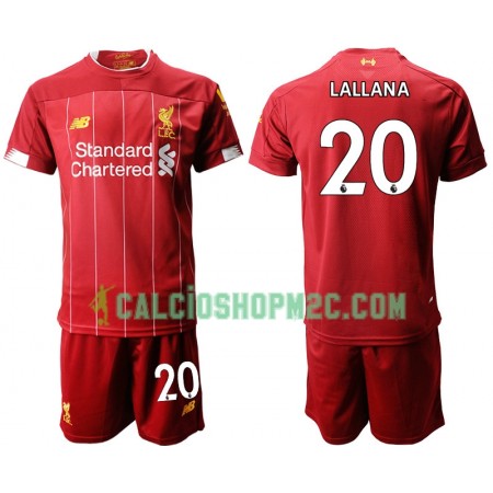 Liverpool LALLANA 20 Bambino Maglia Prima 2019/2020 Manica Corta (+ Pantaloncini)